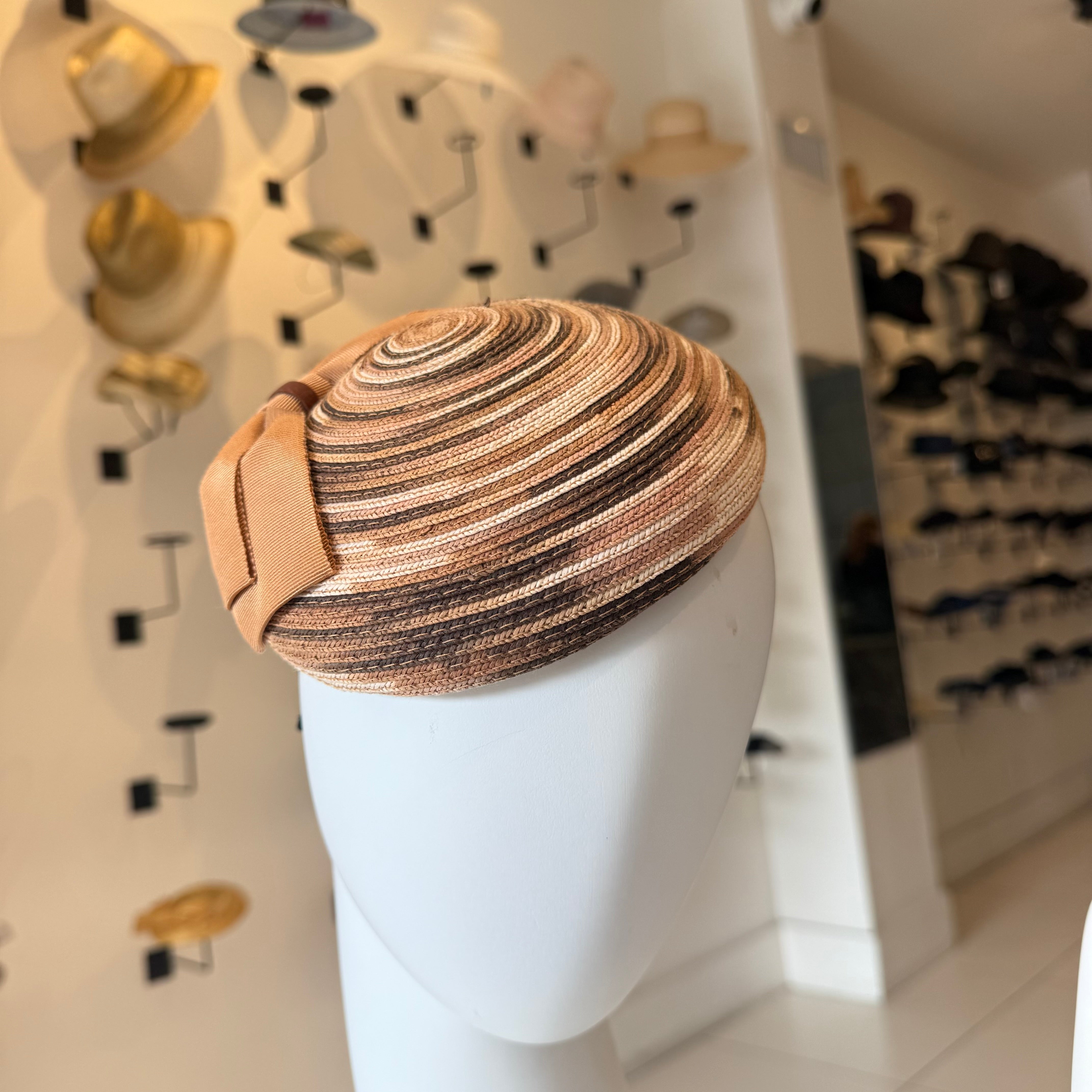 Neutral Ombré Ribbon Fascinator