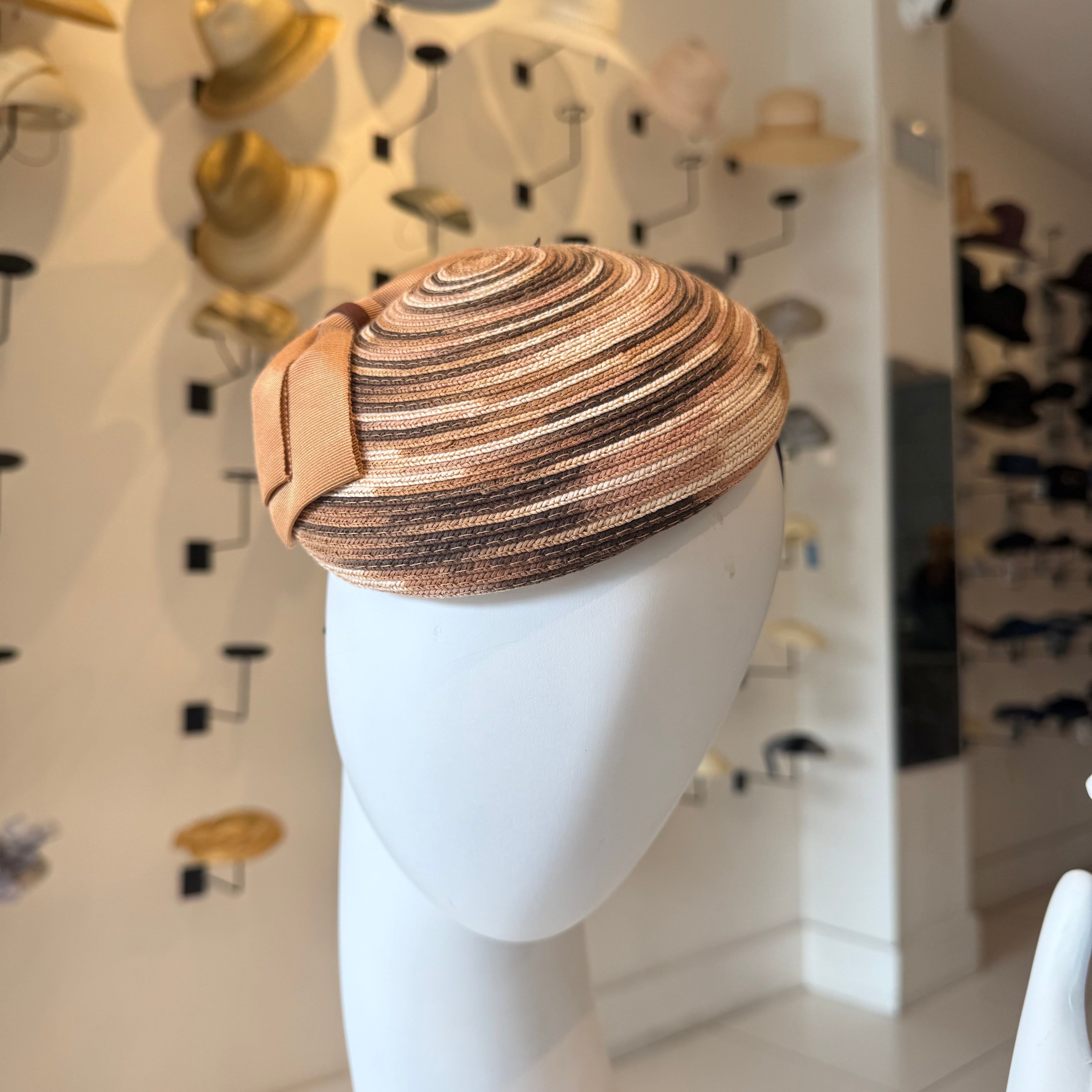 Neutral Ombré Ribbon Fascinator
