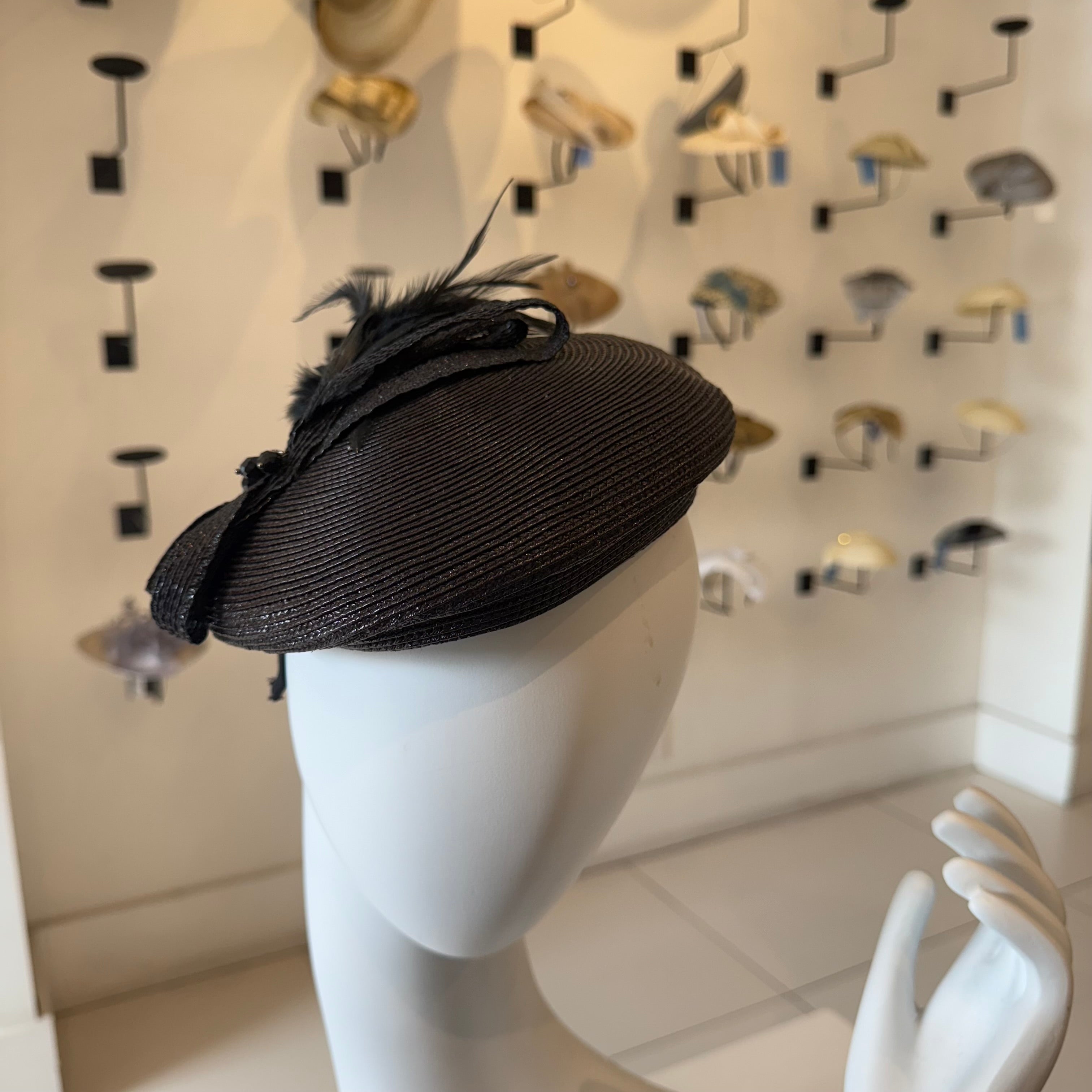 Starbright Fascinator with Feathers & Bow