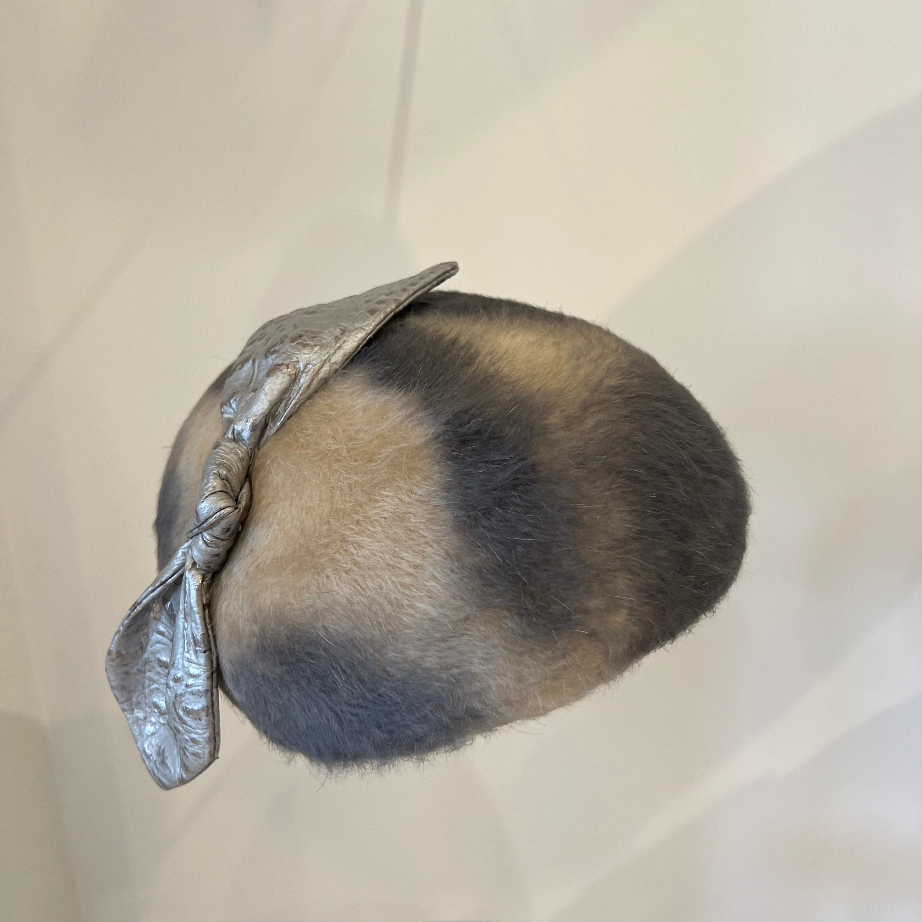 Libby Long Hair Felt Fascinator