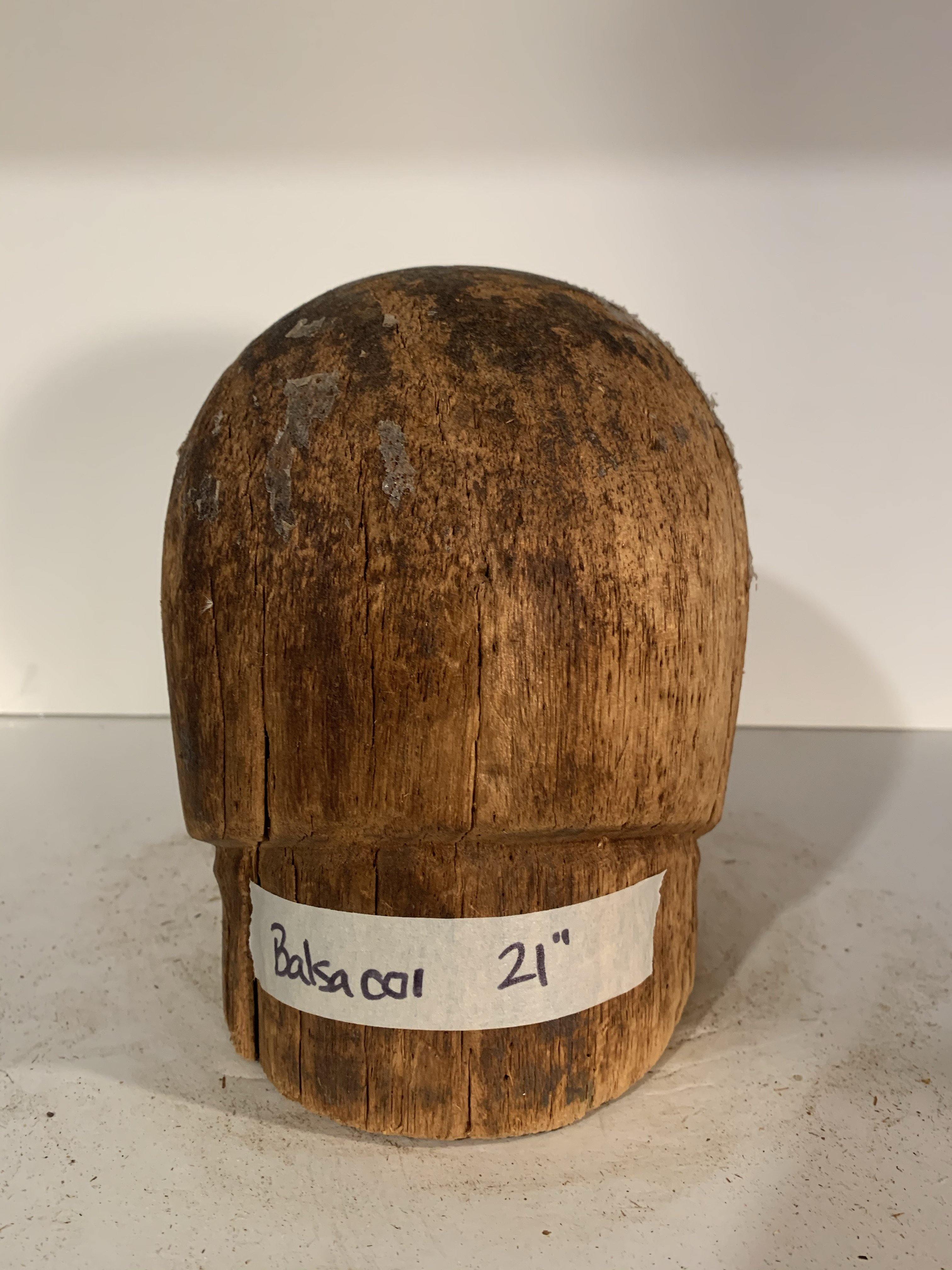 Balsa Hat Block 001, Headsize 21” - SoleneBoutique