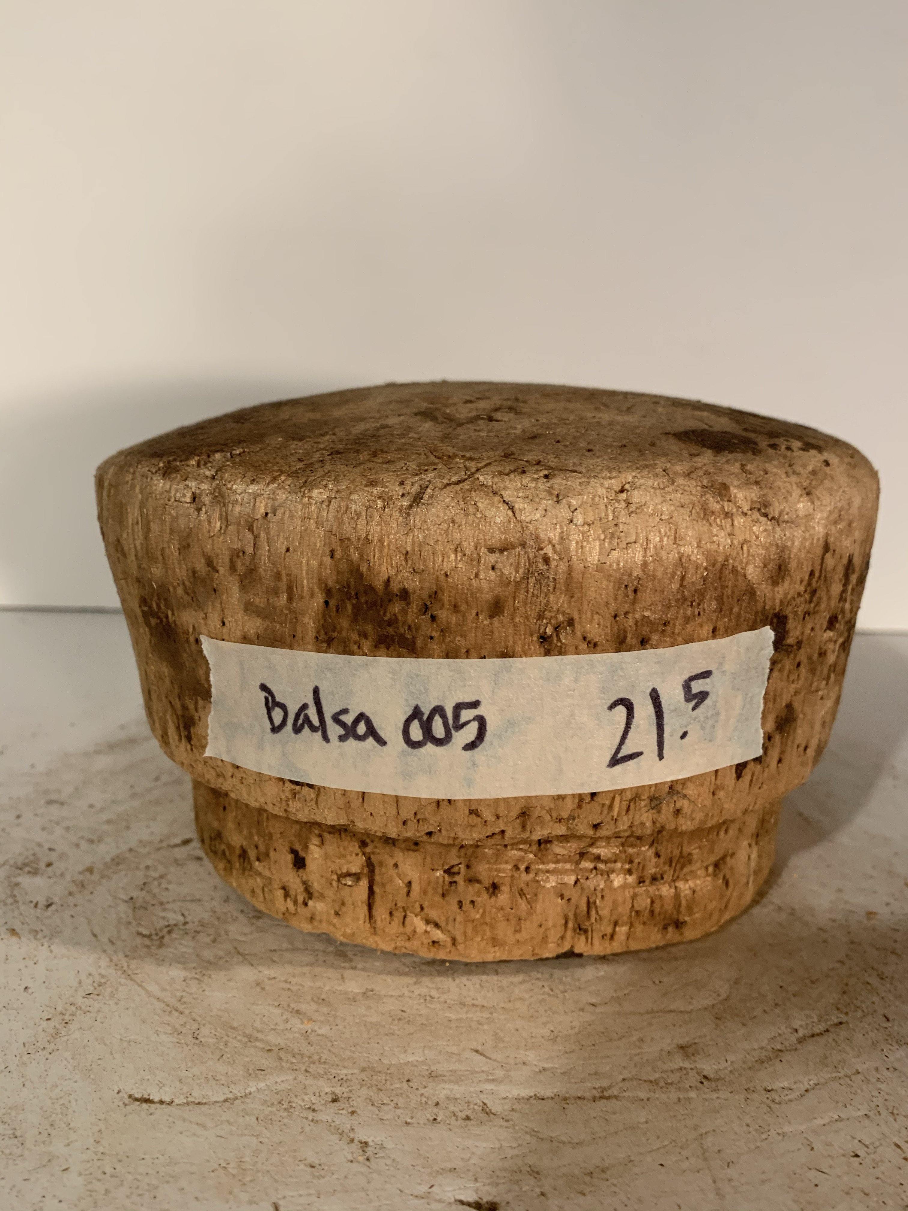 Balsa Hat Block 005, Headsize 21.5” - SoleneBoutique
