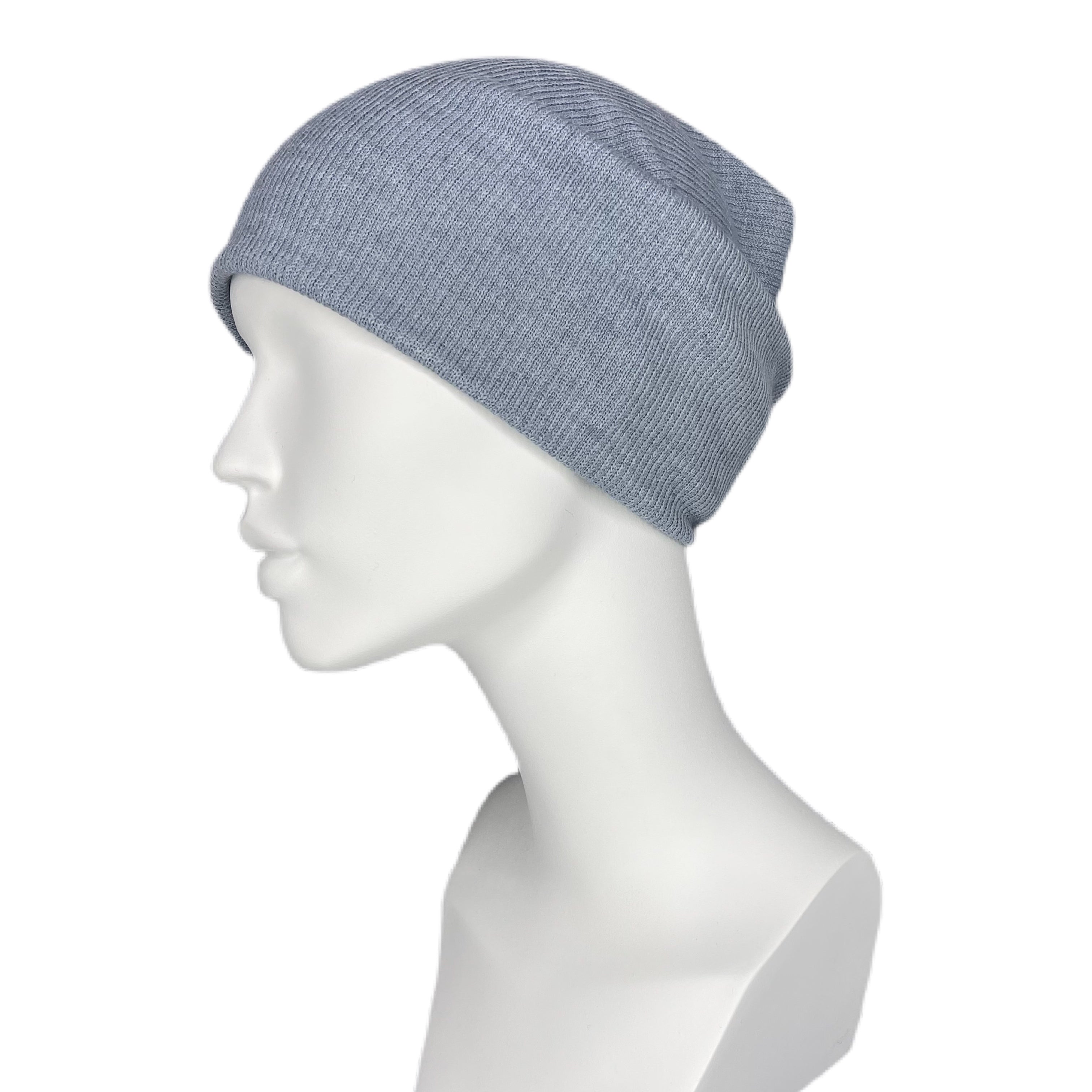Solene Andrea Ribbed Beanie - Pale Blue