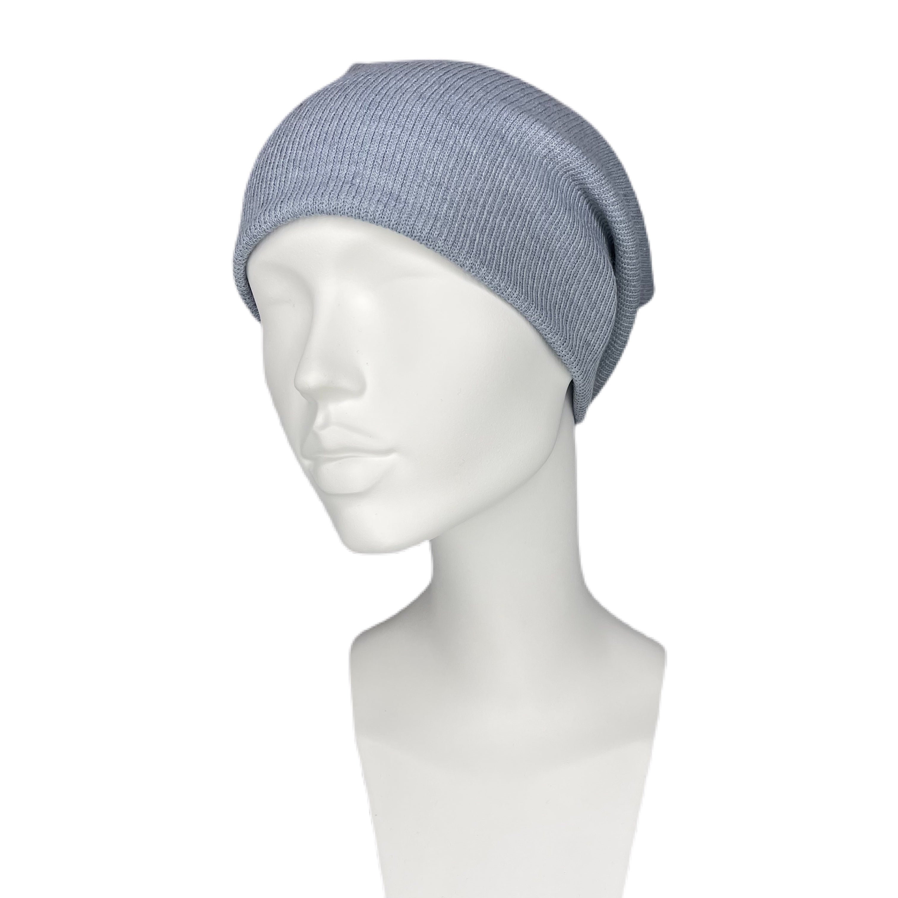 Solene Andrea Ribbed Beanie - Pale Blue